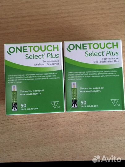 Тест полоски ONE touch select plus