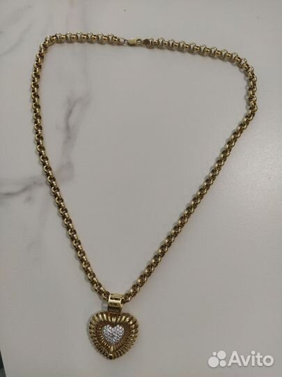 Цепочка, серьги, кольцо
