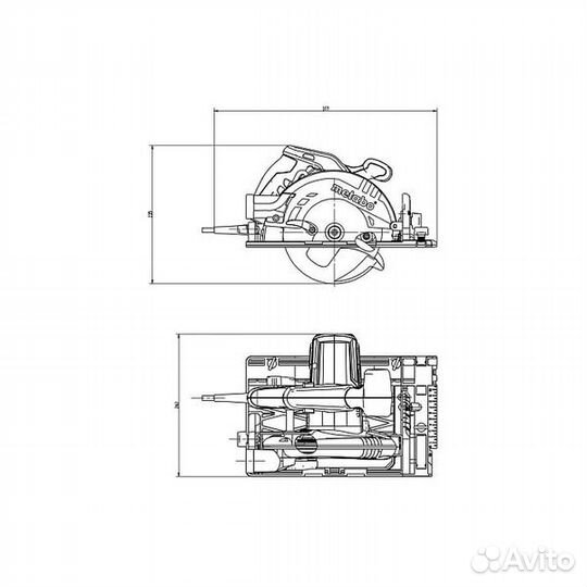 Пила дисковая Metabo KS 55 FS 600955000