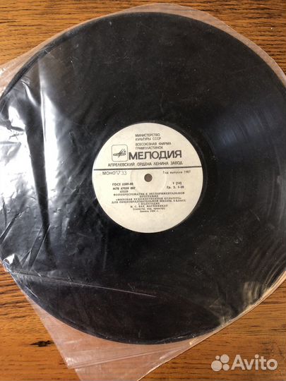 Виниловые пластинки