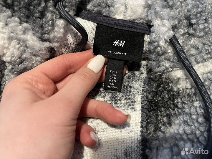 Плюшевое худи H&M