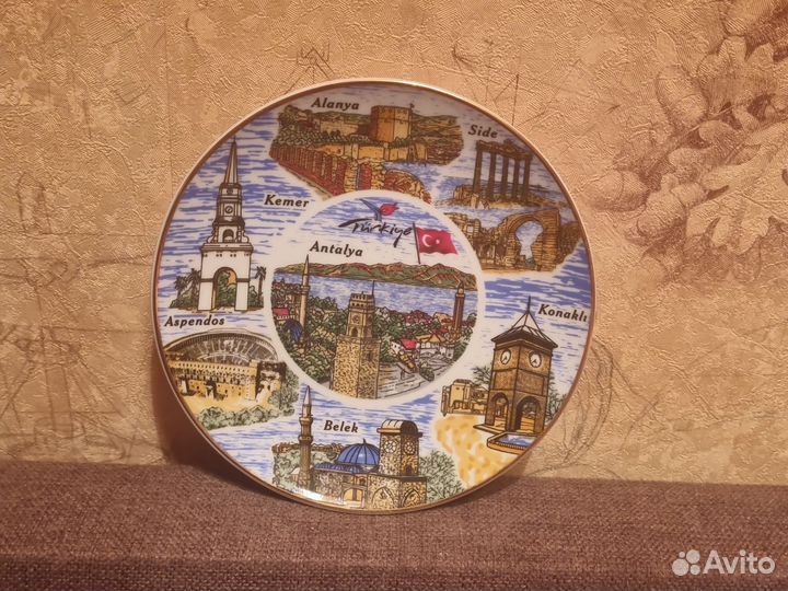 Сувенирные тарелки из разных стран