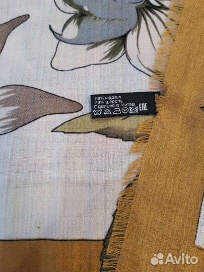 Платок с шерстью Снежная королева