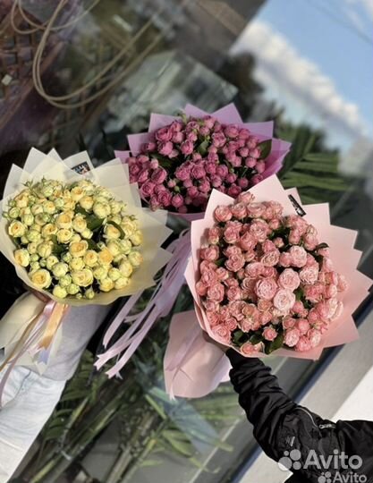 Букет Кустовых Роз.Есть Доставка