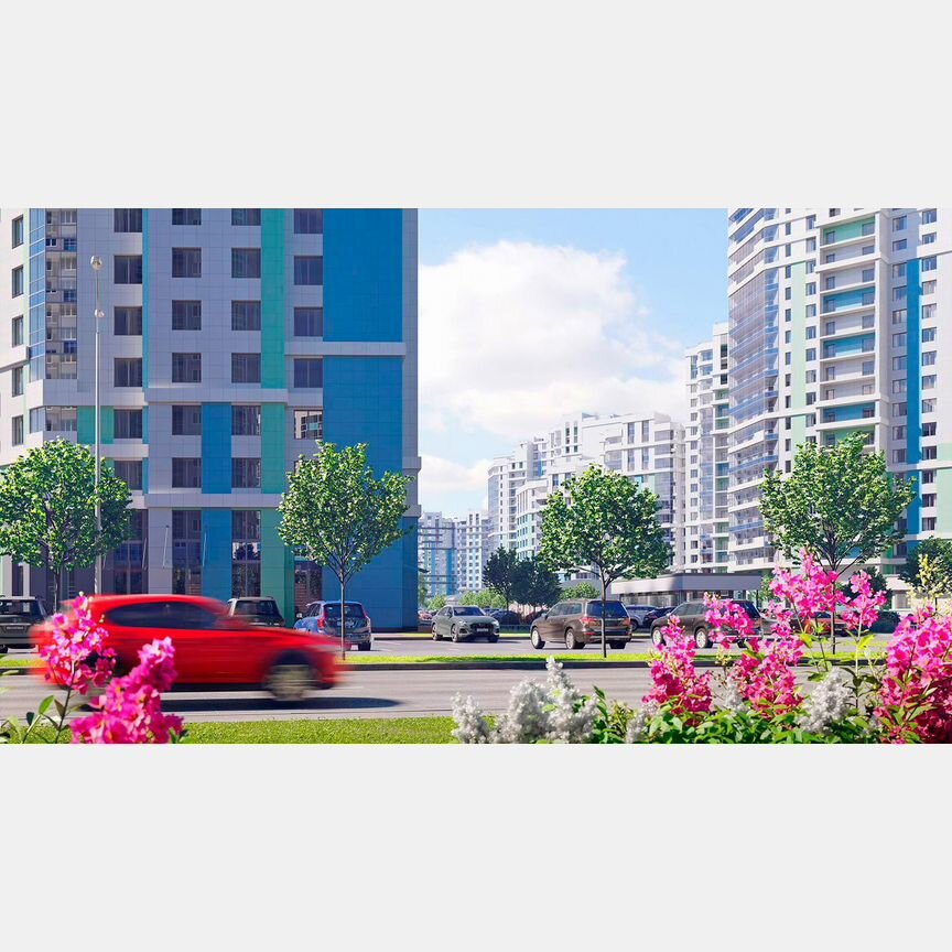 2-к. квартира, 71 м², 10/24 эт.