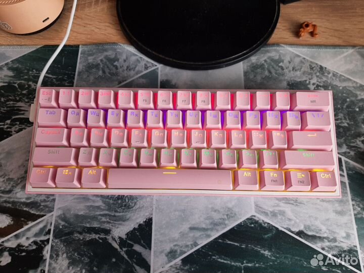 Клавиатура, мышь и коврик