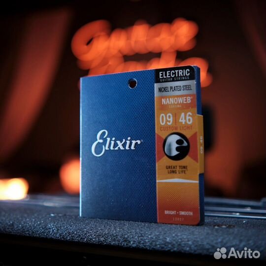 Струны Elixir для электрогитары 12027, 9-46