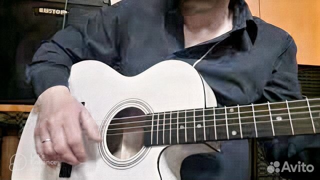 Акустическая 6-струнная гитара с вырезом