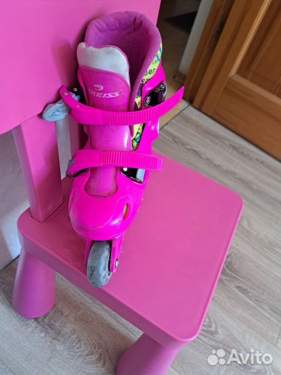 Роликовые коньки детские раздвижные