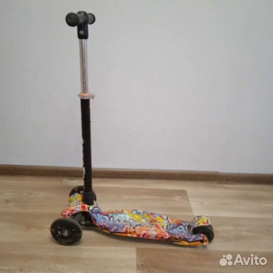 Самокат детский трехколесный бу