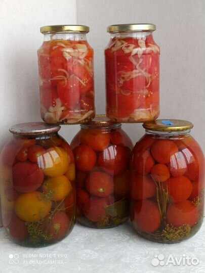 Домашние соленья, блины, лапша