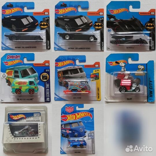 Модели Hot wheels
