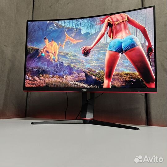 Монитор 240Hz изогнутый игровой AOC 27G2ZU