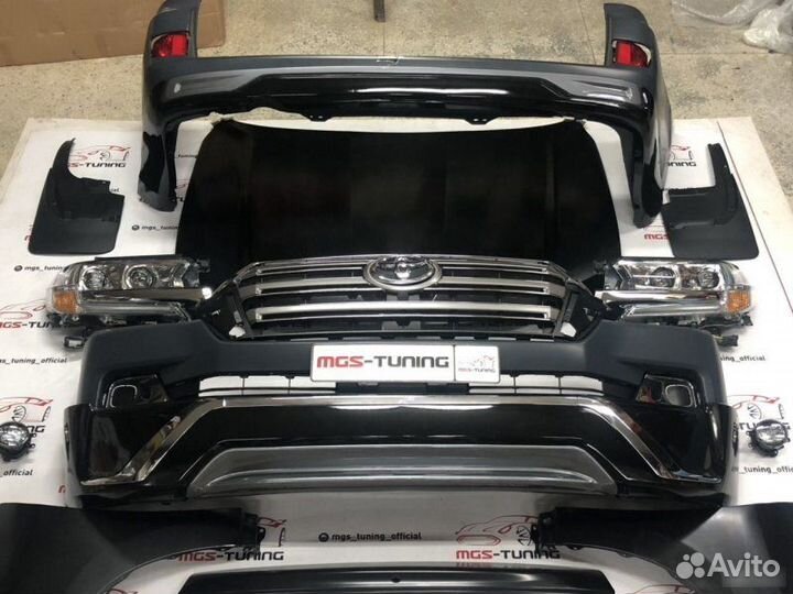 Рестайлинг Toyota Land Cruiser 200 Executive black