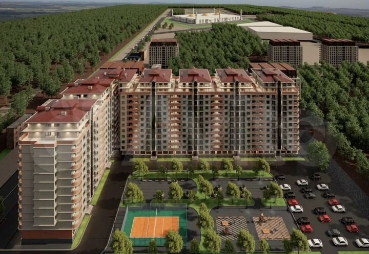 2-к. квартира, 75 м², 5/16 эт.