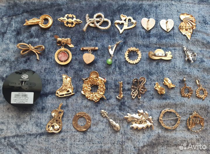 Винтажная брошь США