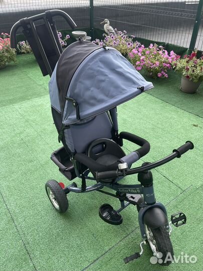 Трехколесный велосипед с ручкой