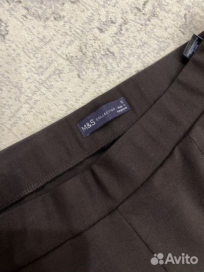 Коричневые шоколадные легинсы лосины Marks&Spencer