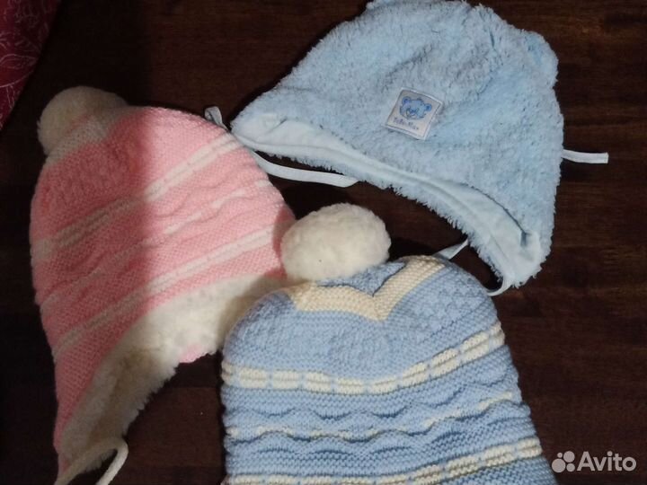 Шапка с шарфом новая