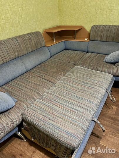 Угловой диван с креслом