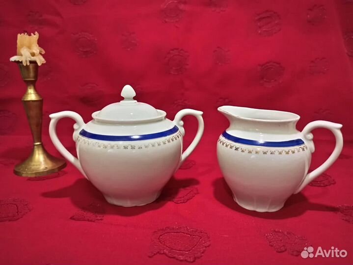 Барановский фарфор 1955 г сахарница,молочник