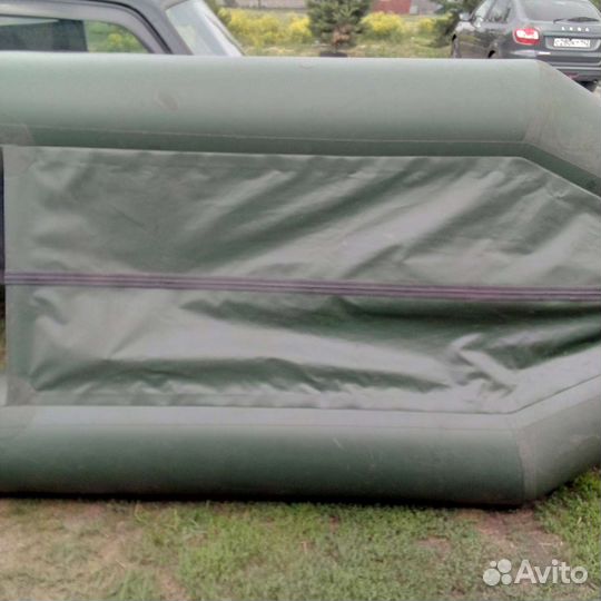 Надувная лодка пвх бу с мотором