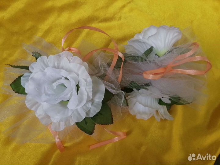 Украшение автомобиля на свадьбу