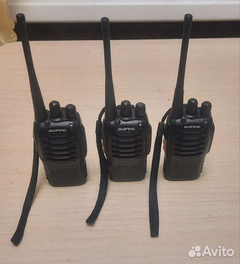 Рации baofeng BF-888S комплект 3 штуки