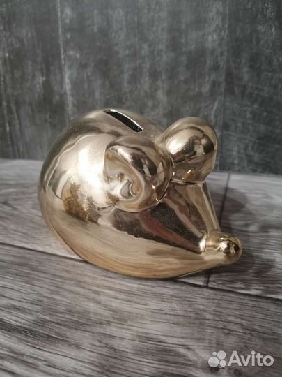 Копилка Золотая мышь