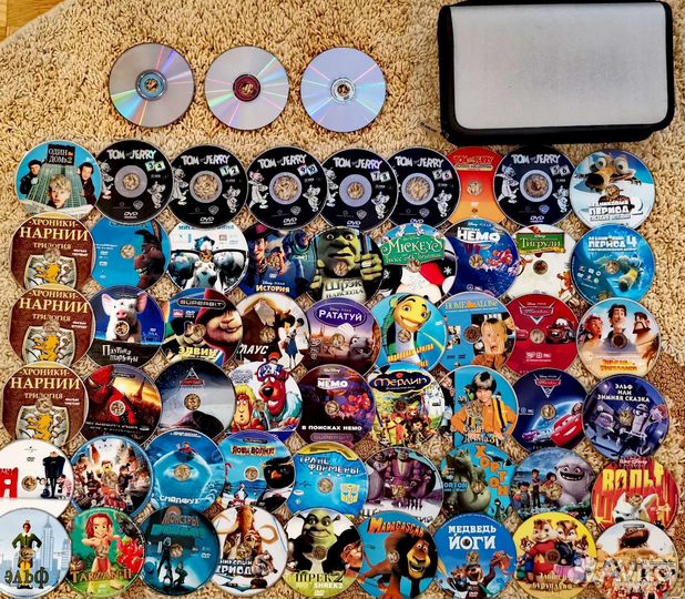 Компакт диски и dvd для детей и другие