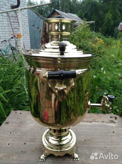 Самовар на 7 литров, угольный