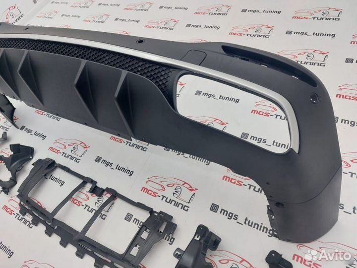 Диффузор 63 AMG Chrome на Mercedes GLS-Class X167