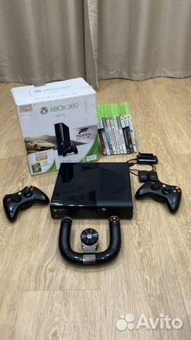 Xbox 360 + руль Xbox + игры Xbox 360 лицензия