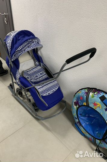 Коляска санки