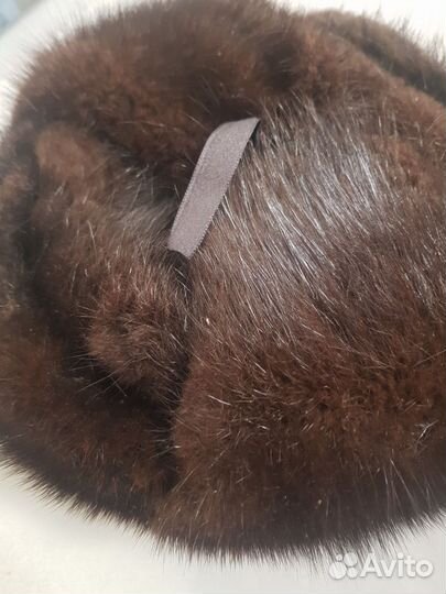 Норковая шапка мужская