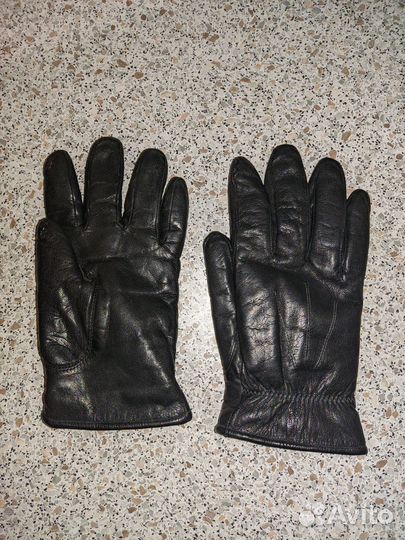 Перчатки горнолыжные, кожаные в ассортименте