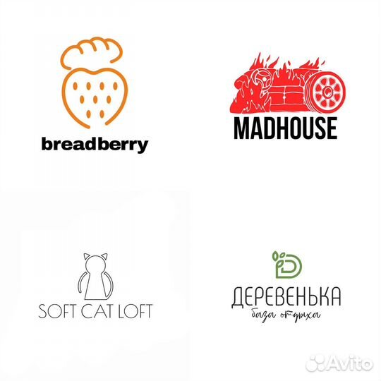 Разработка логотипа. Нейминг. Визитки