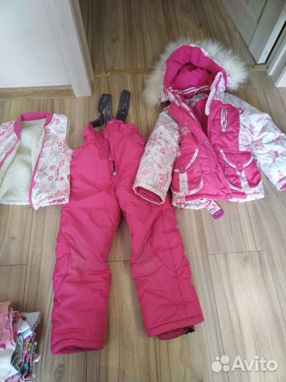 Одежда на девочку пакетом рост 92-110