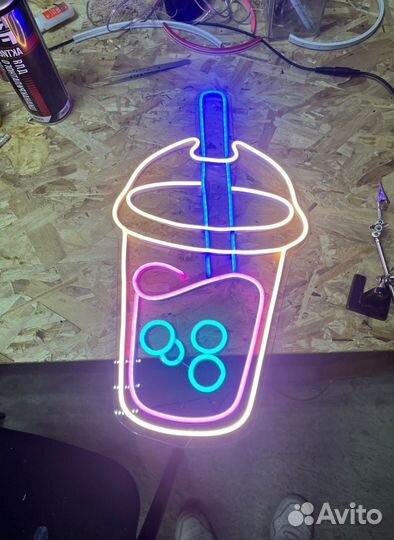 Неоновая вывеска от производителя