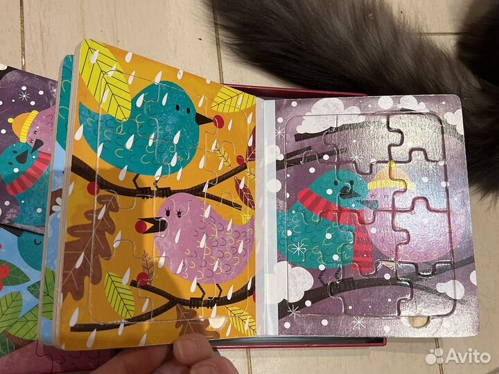 Книга-пазл деревянная