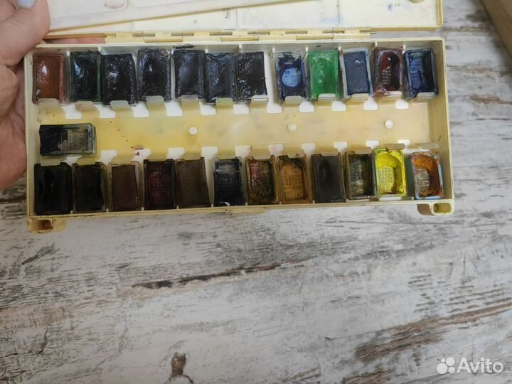 Акварельные краски СССР