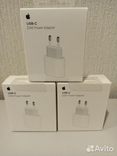 Блок питания зарядка apple 20w USB-C