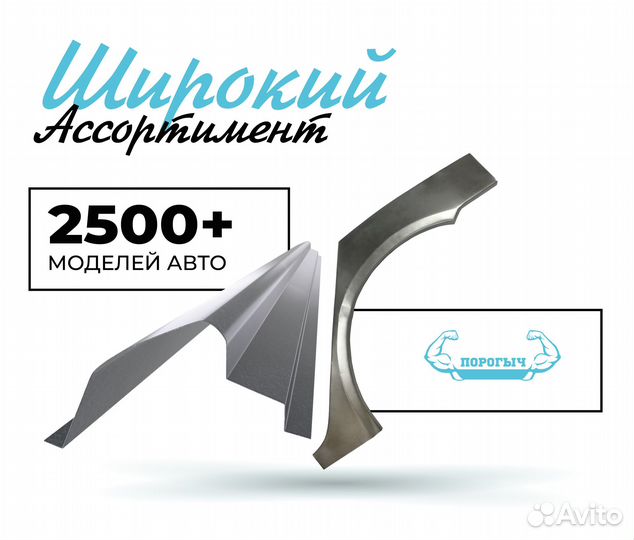 Пороги и арки Citroen C4 Москва