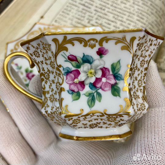 Чайная пара Германия фарфор