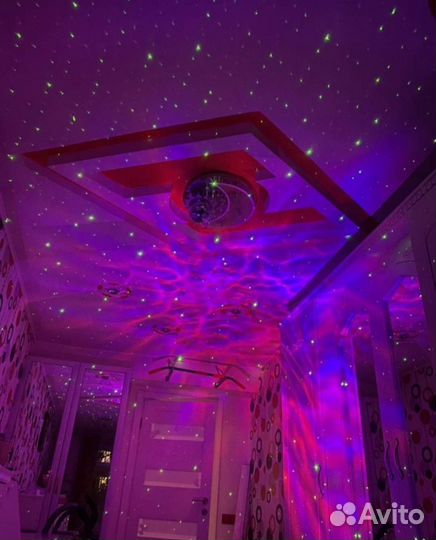 Ночник проектор звездного неба космонавт