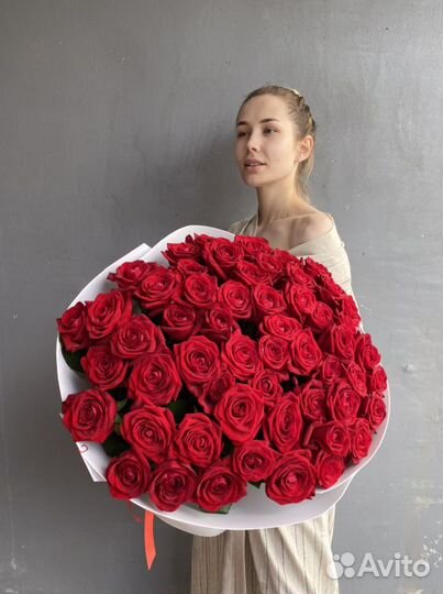 51 роза с доставкой