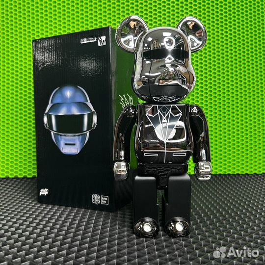 Bearbrick 28см Daft Punk Серебрянный