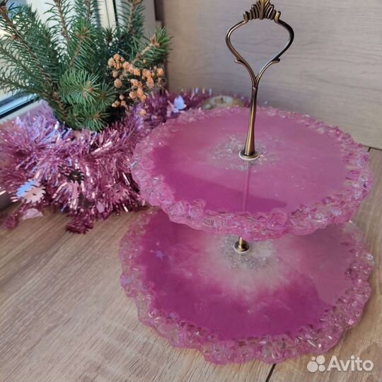 Ваза, фруктовница из эпоксидной смолы