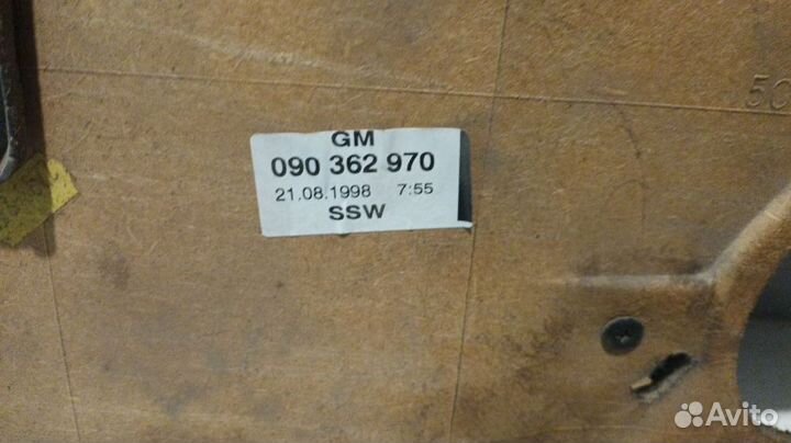 Обшивка Opel Vectra B 36 двери задней правой