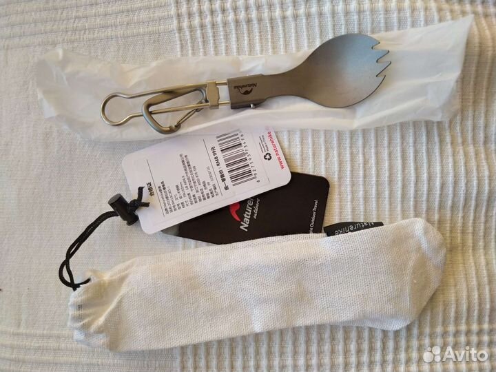 Ложка-вилка (ловилка) титановая Naturehike